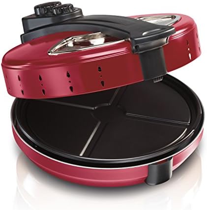 Hamilton Beach 31700 Pizza Maker  12 Inch Pizza Cooker  Red