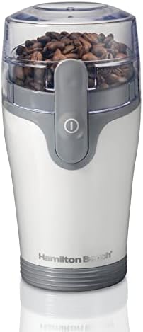 Hamilton Beach Fresh Grind Electric Coffee Grinder for Beans  Spices and More  Stainless Steel Blades  Removable Chamber  Makes up to 12 Cups  Black