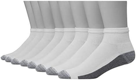 Hanes Mens Max Cushioned Ankle Socks  Multipacks 