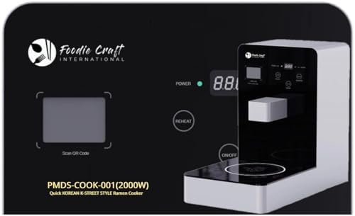 Hangang River Han gan Ramen Cooker  Foodie Craft International Instant Ramen Cooker 110v PMDS COOK 001 2000W  Electric Ramen Cooker self cooking ramen pot Automatic cooking device Auto cooking appliance