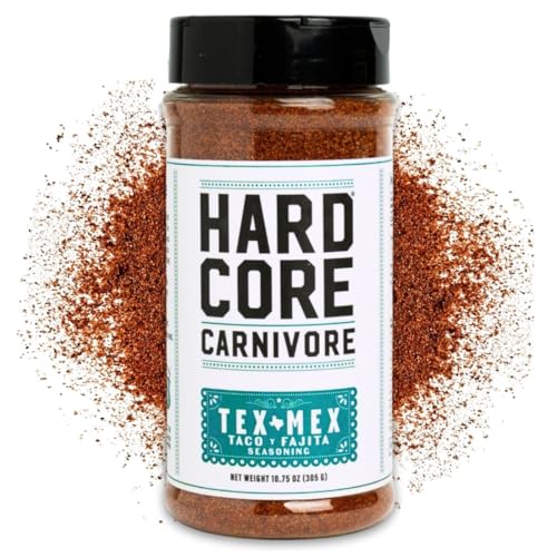 Hardcore Carnivore Black  Activated Charcoal Meat Seasoning Rub  13 oz Shaker  Texas Made  Blend for Steak  Brisket  Burgers  BBQ  Grilling and Smoking
