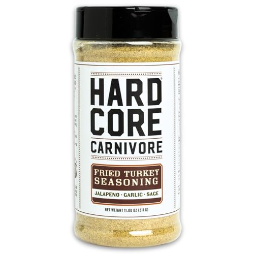 Hardcore Carnivore Black  Activated Charcoal Meat Seasoning Rub  13 oz Shaker  Texas Made  Blend for Steak  Brisket  Burgers  BBQ  Grilling and Smoking