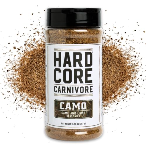Hardcore Carnivore Black  Activated Charcoal Meat Seasoning Rub  13 oz Shaker  Texas Made  Blend for Steak  Brisket  Burgers  BBQ  Grilling and Smoking