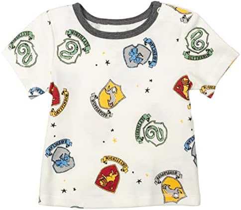 Harry Potter Hermione Hedwig Ron Weasley Baby French Terry Short Overalls T Shirt & Hat 3 Piece Outfit Newborn to Infant