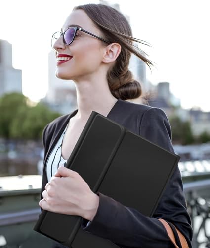 Harvopu Compatible with iPad Air 11 Inch & Air 5th/ Air 4th Generation Case with Keyboard   Multi Touch Trackpad  7 Color Backlit  Detachable Folio Cover for Air 11 inch M3/M2  2025/2024   Black