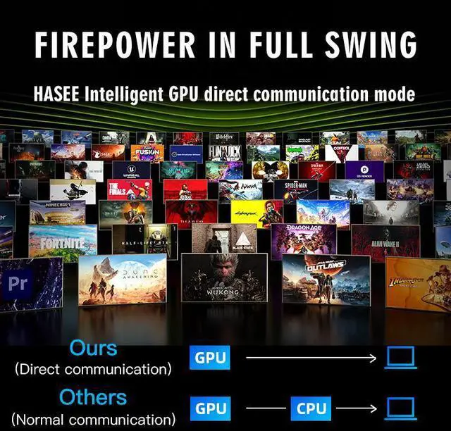Hasee S8  15 6    i7 13620H  RTX5060   Gaming Laptop  i7 13620H 4 9GHz  16G DDR5 RAM  1TB NVMe PCIe4 0 SSD  RTX5060 8G GDDR7  15 6   165Hz  IPS Display  Backlit KB  WF6 BT5 4  Win11  Desert Black