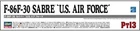 Hasegawa 1/48 the United States Air Force F 86F 30 Saber U S  Air Force Japan