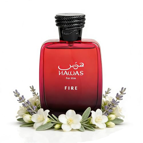 Hawas Fire Eau De Parfum Long Lasting Fragrance Perfum  Indulge In A Luxurious Perfume Men That Captures Masculine Elegance And Strength 100ml  3 4 oz 