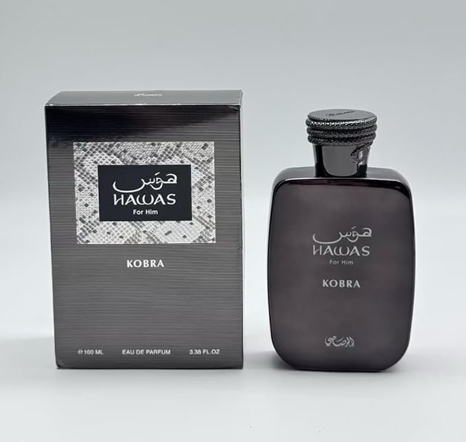 Hawas KOBRA for Men Eau de Parfum Spray 100ML hawas cologne for men