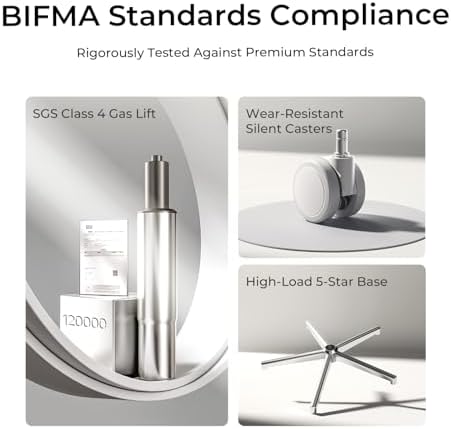 Hbada E3 Air Ergonomic Office Chair  Big and Tall Office Chair   with 3 Zone Dynamic Lumbar Support  3D Adjustable Headrest  3D Adjustable Armrests  Swivel  Black No Footrest 