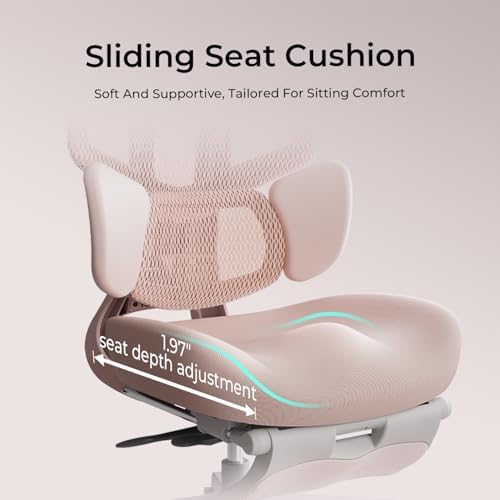 Hbada E3 Air Ergonomic Office Chair  Big and Tall Office Chair   with 3 Zone Dynamic Lumbar Support  3D Adjustable Headrest  3D Adjustable Armrests  Swivel  Grey No Footrest