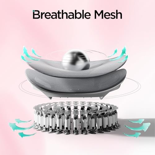 Hbada E3 Pro Ergonomic Office Chair  Big and Tall Office Chair   with 3 Zone Dynamic Lumbar Support  4D Adjustable Headrest  6D Adjustable Armrests  Swivel  Grey