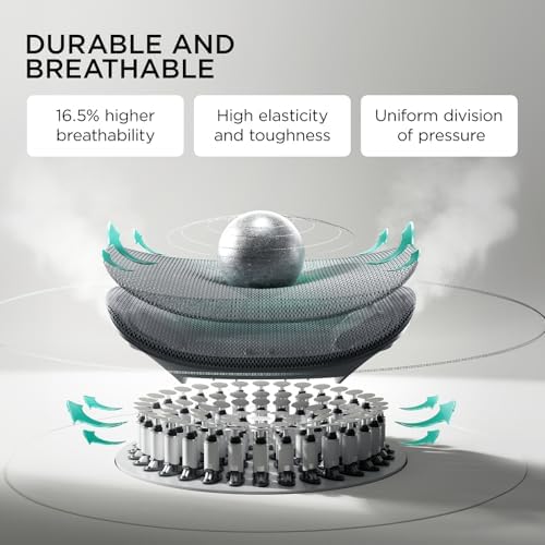 Hbada E3 Pro Ergonomic Office Chair  Big and Tall Office Chair   with 3 Zone Dynamic Lumbar Support  4D Adjustable Headrest  6D Adjustable Armrests  Swivel  Black