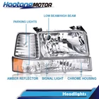 Headlights Corner Signal Bumper Lamps Fit For 92 96 Ford F150 F250 F350 Bronco