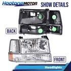 Headlights Corner Signal Bumper Lamps Fit For 92 96 Ford F150 F250 F350 Bronco