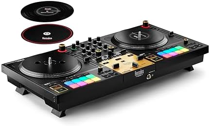 Hercules DJControl Inpulse T7  2 Deck Motorized DJ Controller with built in STEMS Control  Serato DJ and DJUCED included