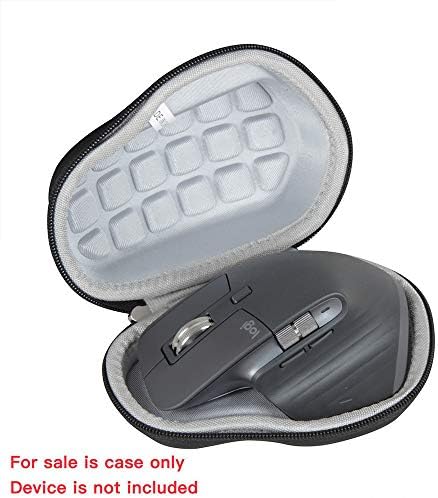 Hermitshell Hard Travel Case for Logitech MX Master 4 / MX Master 3 /MX Master 3S Advanced Wireless Mouse 2 0 Upgrade Version No Shake  Black 