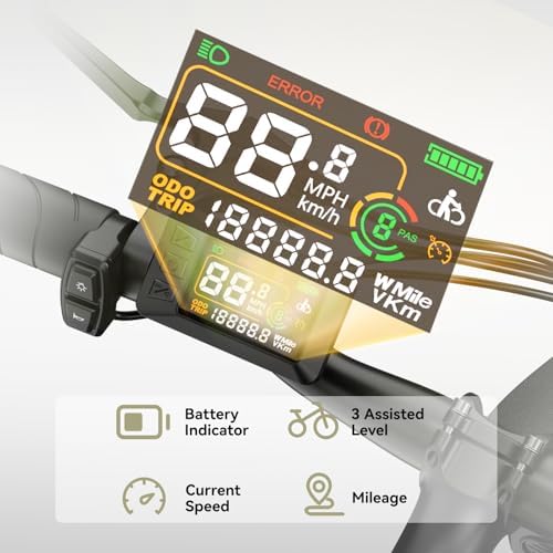 Heybike Electric Bikes for Adults  26 Ebikes for Men  Peak 1200W Adults Electric Bicycle with Removable Battery  Front Suspension