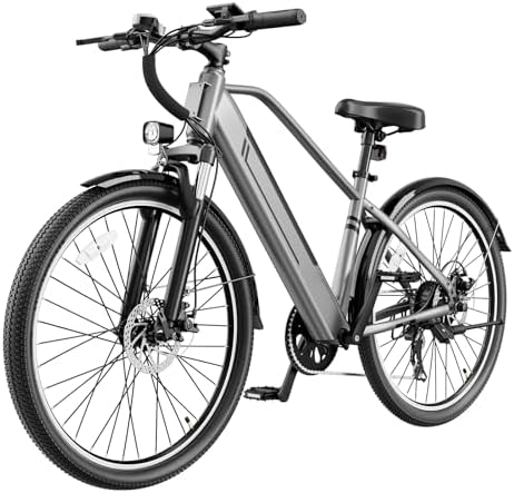 Heybike Electric Bikes for Adults  26 Ebikes for Men  Peak 1200W Adults Electric Bicycle with Removable Battery  Front Suspension