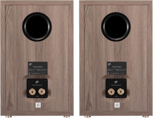 HiVi Swans Oasis Max Passive Bookshelf Speakers  2 Way HiFi Bookshelf Speakers for TV Desktop Stereo or Home Theater Surround Sound   Needs Amplifier or Receiver to Operate