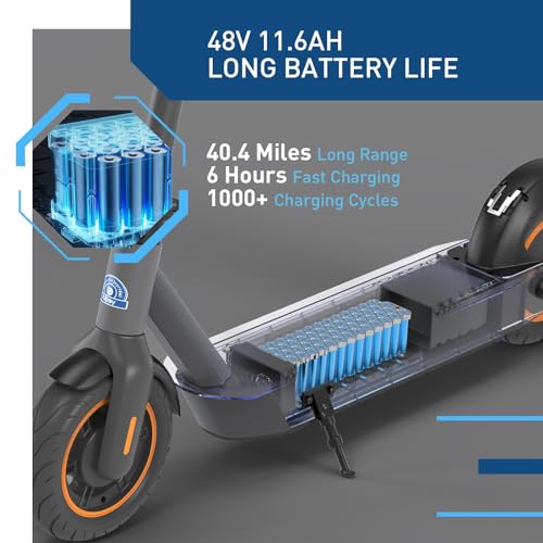 Hiboy S2 Pro/S2 MAX Electric Scooter 500W Motor 10 Solid Tires 25 40 4 Miles Range 19 Mph Folding Commuter Electric Scooter for Adults Optional Seat