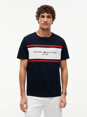 TALLA XXL - Hilfiger Block Stripe Logo T Shirt