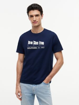 Hilfiger Multi Flag Logo T Shirt