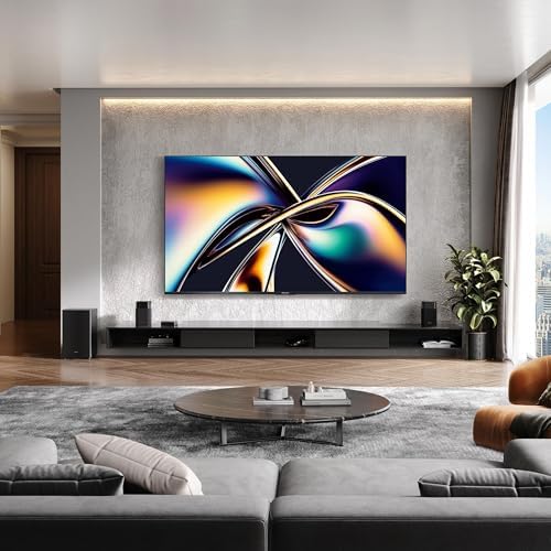 Hisense 100 Class U6 Series Mini LED 4K UHD Smart Fire TV  100U65QF  2025 Model    QLED  Native 144Hz  HDR10   Dolby Vision IQ  Dolby Atmos  Game Mode Pro  ALLM  Alexa Built in  Black