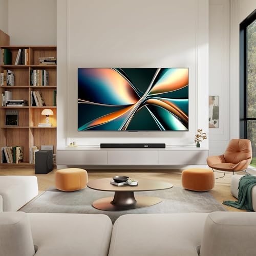 Hisense 100 Class U6 Series Mini LED 4K UHD Smart Fire TV  100U65QF  2025 Model    QLED  Native 144Hz  HDR10   Dolby Vision IQ  Dolby Atmos  Game Mode Pro  ALLM  Alexa Built in  Black
