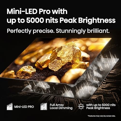 Hisense 100 Class U8 Mini LED ULED 4K UHD Google Smart TV  100U8QG  2025 Model    QLED  Native 165Hz  VRR 288  Up to 5000 Nits  HDR10   Dolby Vision IQ   Atmos  IMAX Enhanced  4 1 2 Ch Surround