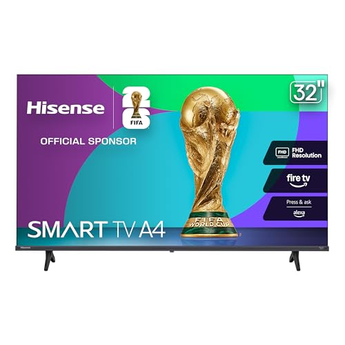 Hisense 32 Inch Class A4 Series FHD 1080p Smart Fire TV  32A4NF  2025 Model    DTS Virtual  X  Slim Bezel Design  Alexa Built in