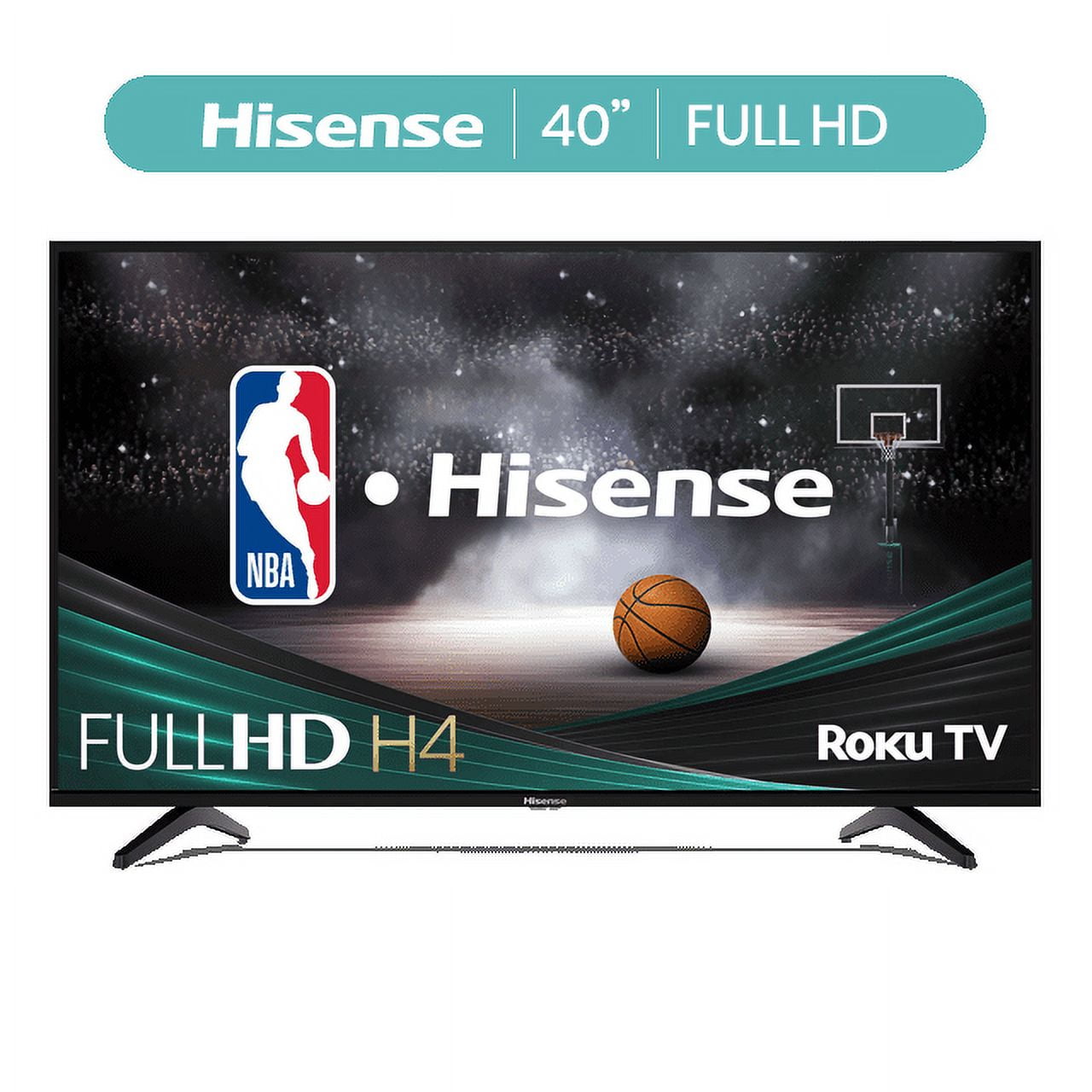 Hisense 40 Inch Class H4 Series FHD Roku Smart TV  40H4030F1    1080P Full HD LCD Screen  LED TV  DTS TruSurround Sound  Motion Rate 120  Gaming Mode