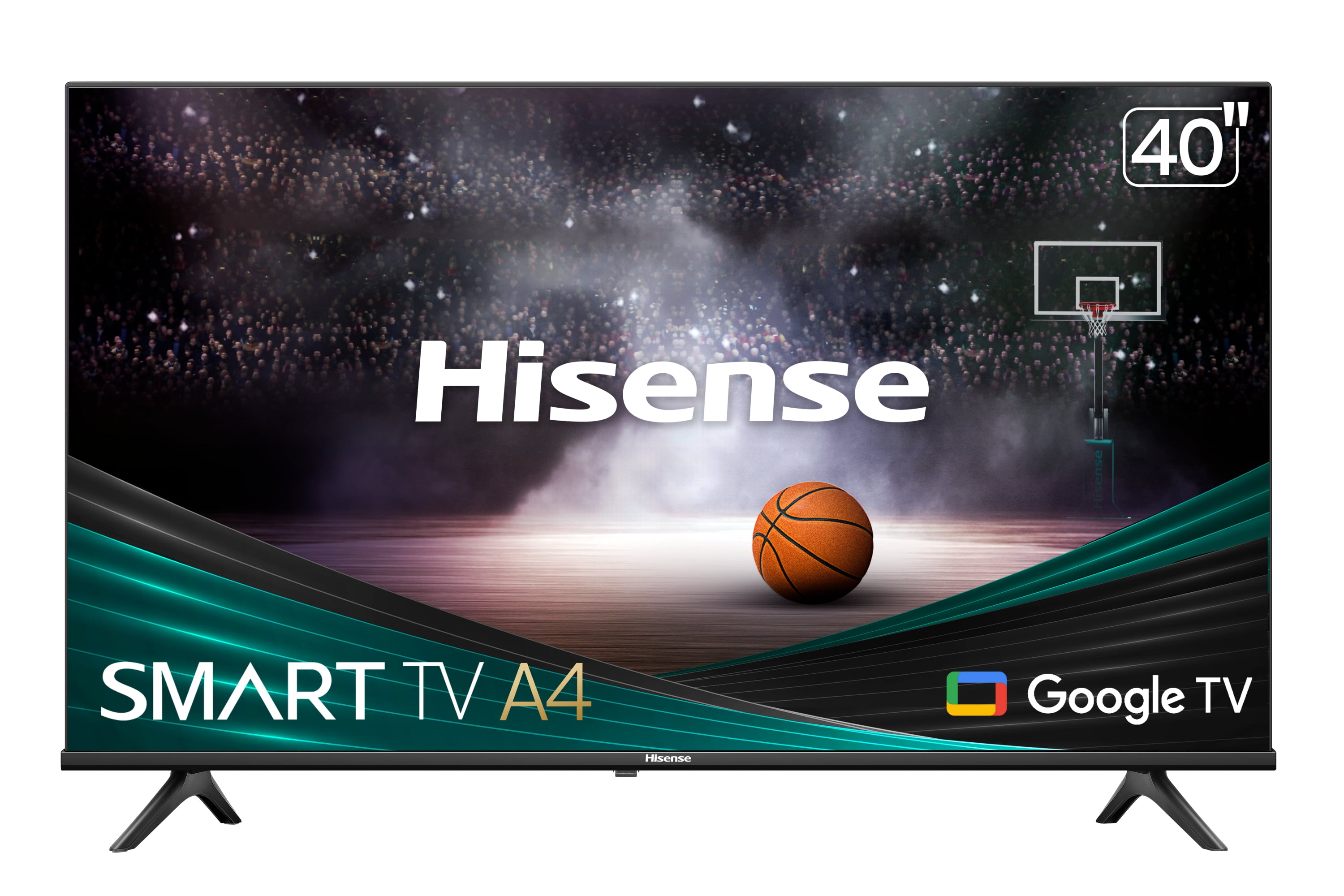 Hisense 40 Inch Class A4 Series FHD 1080p Google Smart TV  40A4K    DTS Virtual  X  Game & Sports Modes  Chromecast Built in  Alexa Compatibility