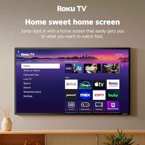 Hisense 40 Inch Class A4 Series FHD 1080p Smart Roku TV with Alexa Compatibility  40A4NR    Dolby Audio  Slim Bezel Design  Google Assistant