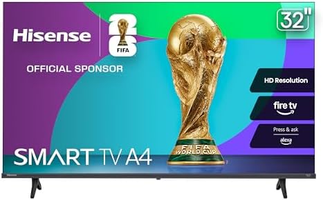 Hisense Smart Fire TV de 40 pulgadas Serie A4 FHD 1080p (40A4NF, modelo 2025) - DTS Virtual: X, diseño de bisel delgado, Alexa integrado, transmisión de TV, negro
