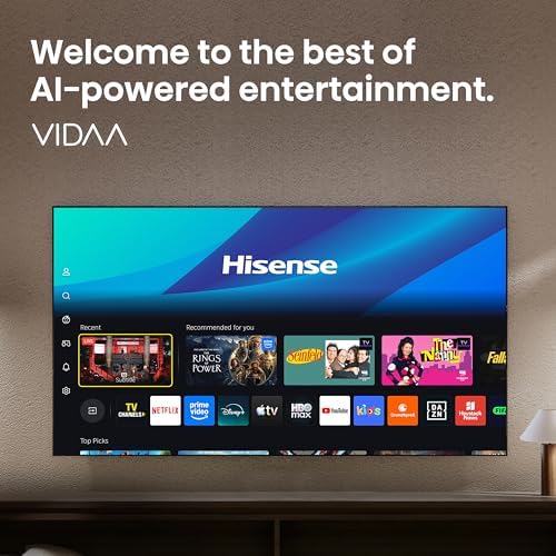 Hisense 40 Inch Class QD4 Series Hi QLED FHD Smart VIDAA TV  40QD4SV  2026 Model    Hi QLED Color  DTS Virtual X Sound  VIDAA Smart OS  Alexa Built in  AirPlay & HomeKit