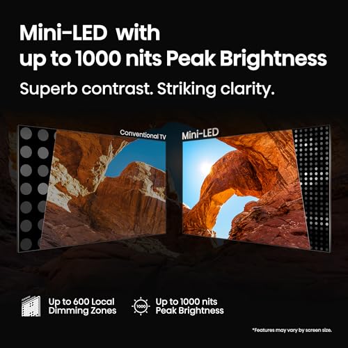 Hisense Serie U6 de 55 pulgadas con el mejor valor Mini-LED 4K UHD Smart HDR Gaming Fire TV (55U65QF, modelo 2025) - QLED, Native 144Hz, Motion Rate 480, Dolby Vision IQ, Dolby Atmos, Game Mode Pro