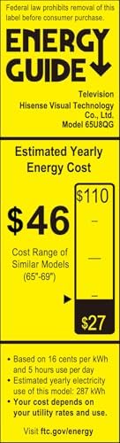 Hisense 55 Class U8 Mini LED ULED 4K UHD Google Smart TV  55U8QG  2025 Model    QLED  Native 165Hz  VRR 288  Up to LD5600  5000 Nits  HDR10   Dolby Vision IQ   Atmos  IMAX Enhanced  4 1 2 Ch Audio