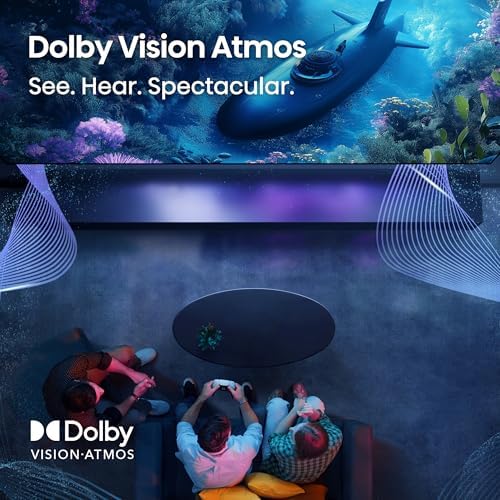 Hisense 55 E6 Cinema Series QLED 4K UHD Smart Fire TV  55E6QF  2025 Model    QLED  AI Light Sensor  Dolby Vision   Atmos  Voice Remote with Alexa  Motion Rate 120  HDR 10  Adaptive  Game Mode Plus