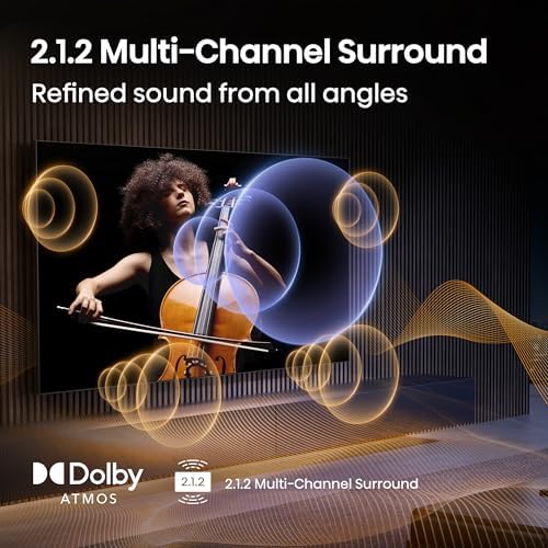 Hisense 55" U7 Mini-LED ULED 4K UHD Best Premium Gaming Google Smart TV (55U75QG, modelo 2025) - QLED, 165Hz nativo, VRR 288, hasta 3000 nits, HDR10+, Dolby Vision IQ · Atmos, IMAX Enhanced, 2.1.2