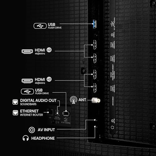 Hisense 55" U7 Mini-LED ULED 4K UHD Best Premium Gaming Google Smart TV (55U75QG, modelo 2025) - QLED, 165Hz nativo, VRR 288, hasta 3000 nits, HDR10+, Dolby Vision IQ · Atmos, IMAX Enhanced, 2.1.2