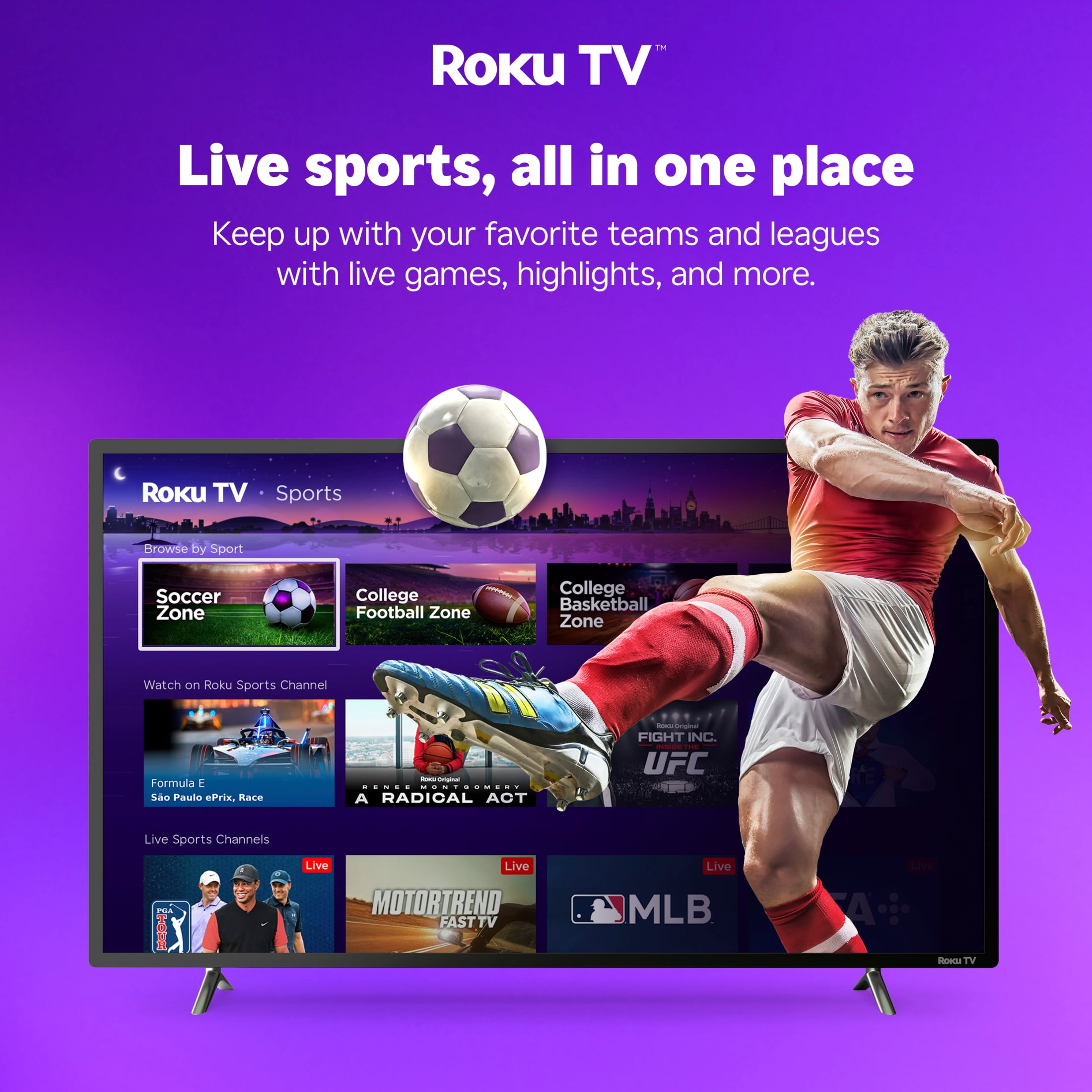 Hisense 65" Clase 4K UHD LCD Roku Smart TV HDR R6 Serie 65R6E4