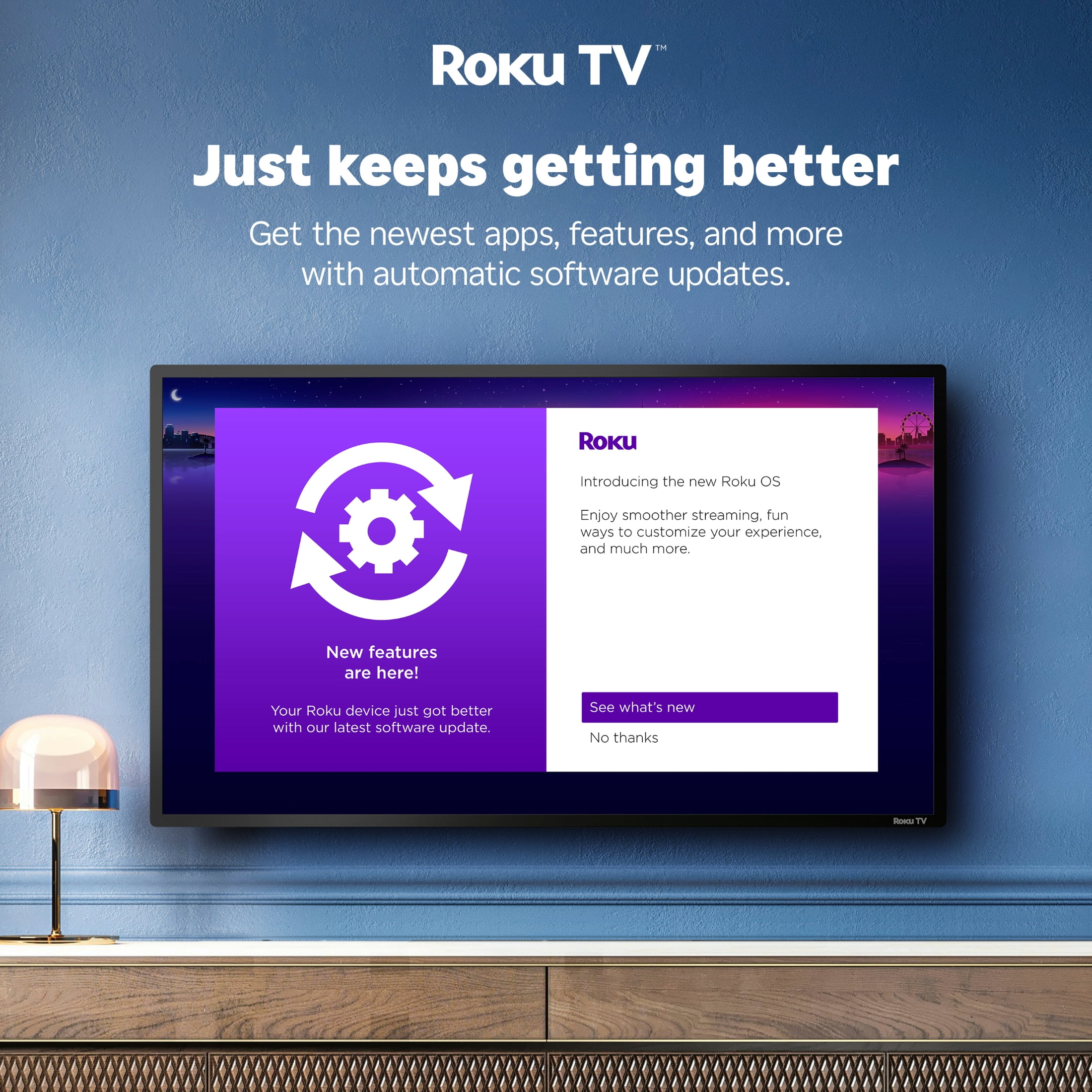 Hisense 65" Clase 4K UHD LCD Roku Smart TV HDR R6 Serie 65R6E4