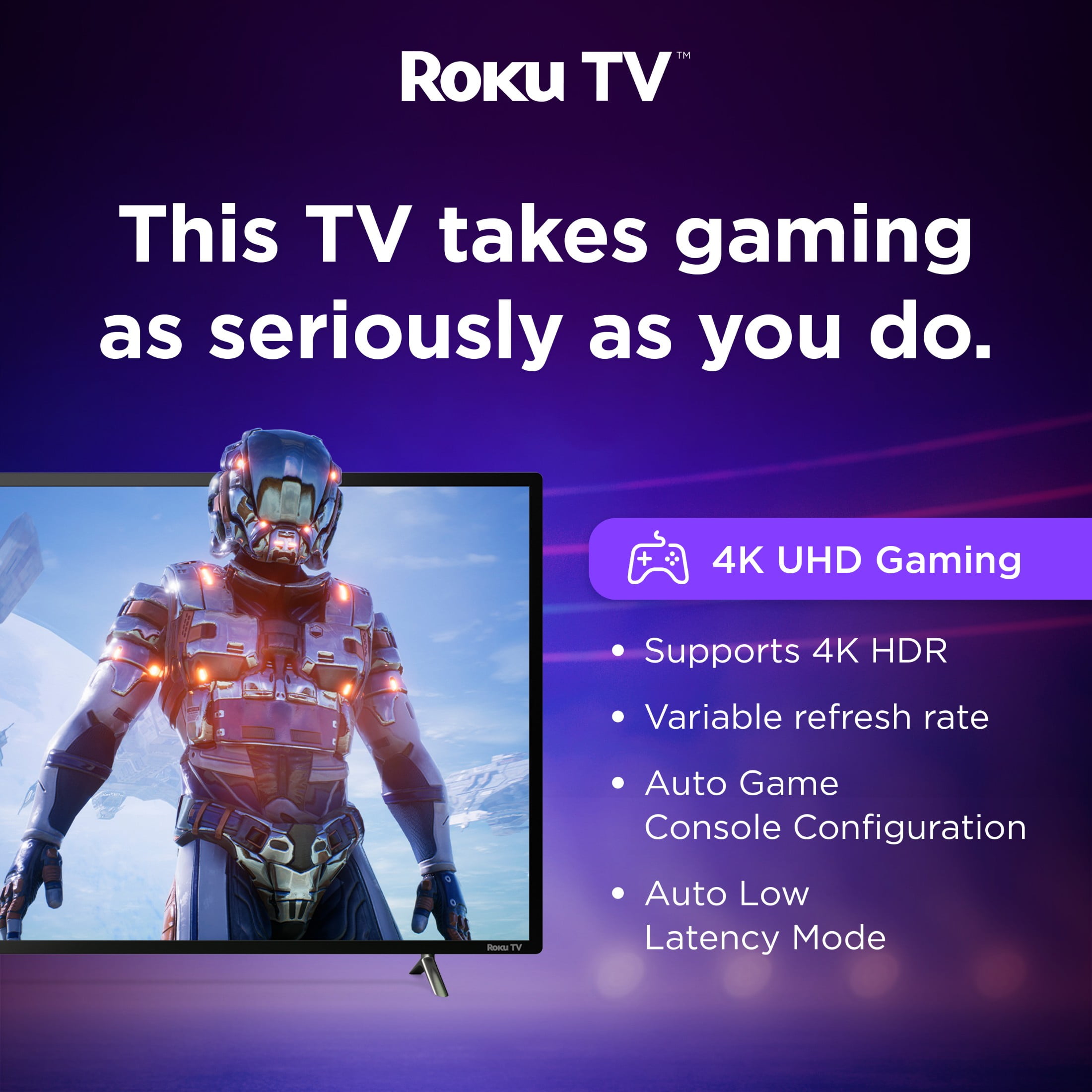Hisense 65" Clase 4K UHD LCD Roku Smart TV HDR R6 Serie 65R6E4