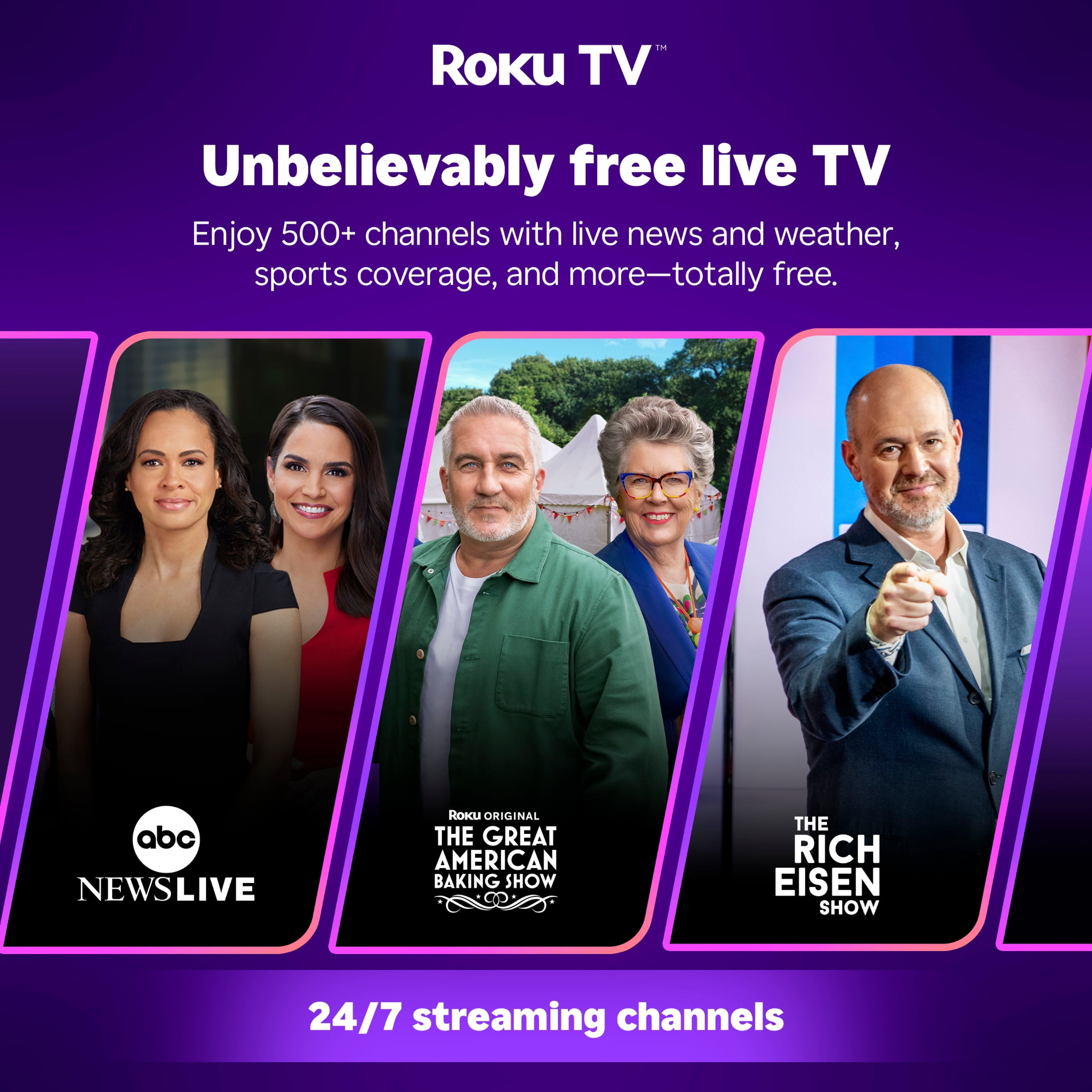 Hisense 65" Class 4K UHD LCD Roku Smart TV HDR R6 Series 65R6E4