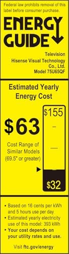 Hisense 65 Class U6 Series Mini LED 4K UHD Smart Fire TV  65U65QF  2025 Model    QLED  Native 144Hz  HDR10   Dolby Vision IQ  Dolby Atmos  Game Mode Pro  ALLM  Alexa Built in  Black