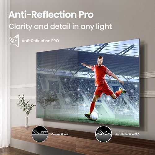 Hisense - Smart TV Google de 65" Clase U8 Mini-LED ULED 4K UHD (65U8QG, modelo 2025) - QLED, 165Hz nativo, VRR 288, hasta LD5600, 5000 nits, HDR10+, Dolby Vision IQ · Atmos, IMAX Enhanced, audio 4.1.2