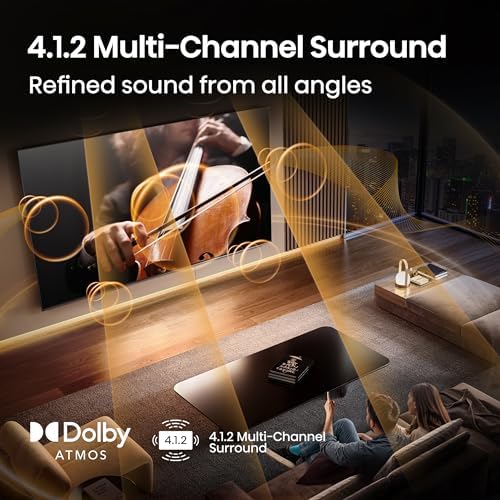 Hisense - Smart TV Google de 65" Clase U8 Mini-LED ULED 4K UHD (65U8QG, modelo 2025) - QLED, 165Hz nativo, VRR 288, hasta LD5600, 5000 nits, HDR10+, Dolby Vision IQ · Atmos, IMAX Enhanced, audio 4.1.2