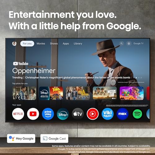 Hisense 65 U7 Mini LED ULED 4K UHD Best Premium Gaming Google Smart TV  65U75QG  2025 Model    QLED  Native 165Hz  VRR 288  Up to 3000 Nits  HDR10   Dolby Vision IQ   Atmos  IMAX Enhanced  2 1 2 Ch