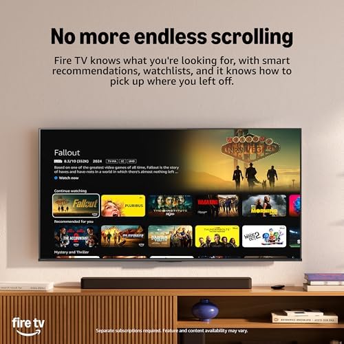Hisense 75 U6 Pro Series Mini LED 4K UHD HDR Gaming AI Smart Fire TV  75U6SF Pro  2026 New    Hi QLED  Native 144Hz  Motion Rate 480  Dolby Vision IQ   Atmos  HDR10   Glare Free  Alexa 